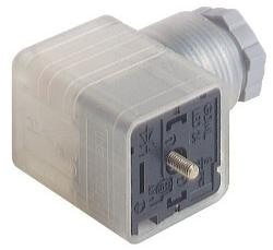 Valve connector, DIN shape A, 2 pole + PE, 230 V, 0.25-1.5 mm², 934426002