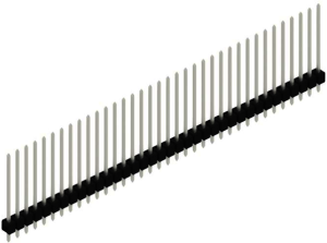 Pin header, 36 pole, pitch 2.54 mm, straight, black, 10048846