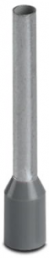 Insulated Wire end ferrule, 2.5 mm², 24 mm/18 mm long, NF C 63-023, gray, 3200072