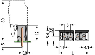 231-151/001-000 WAGO PCB Connection Systems Image 2