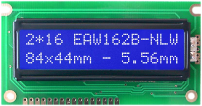 EA W162B-NLW DISPLAY VISIONS LED-Modules