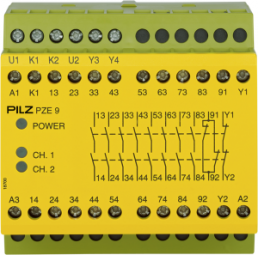 Monitoring relays, contact extension, 8 Form A (N/O) + 1 Form B (N/C), 8 A, 24 V (DC), 774150