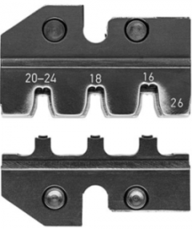 Crimping die for connector, AWG 24-16, 97 49 26