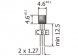 Bipolar junction transistor, PNP, -800 mA, -45 V, THT, TO-92, BC327-40BK