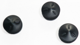 Piston rubber for hand piston, 3 ccm, black, 903-PRL