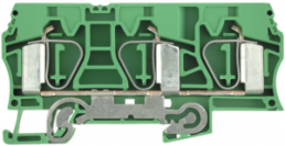 Protective conductor terminal, spring balancer connection, 1.5-16 mm², 3 pole, 8 kV, yellow/green, 1768310000
