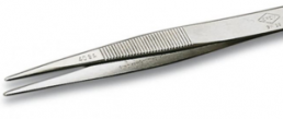 ESD SMD tweezers, uninsulated, antimagnetic, stainless steel, 110 mm, 40SA