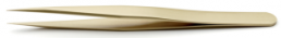 Precision tweezers, uninsulated, antimagnetic, brass, AM.BR.0