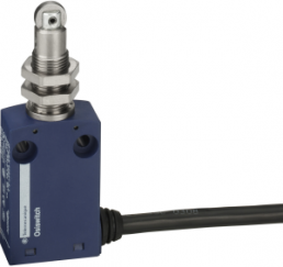 Switch, 2 pole, 1 Form A (N/O) + 1 Form B (N/C), roller plunger, cable connection, IP65, XCMN21F2L2
