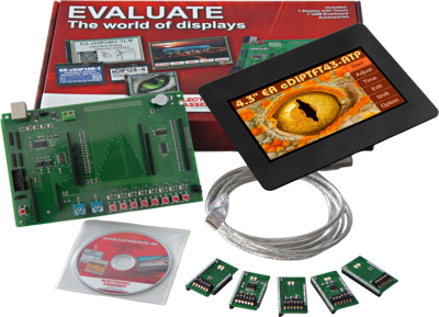 EA EVALEDIPTFT43TC DISPLAY VISIONS Display Kits