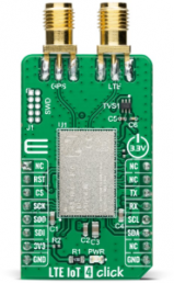 LTE IoT 4 Click w.nRF9160 LTE-M/NB+GPS MIKROE-4477
