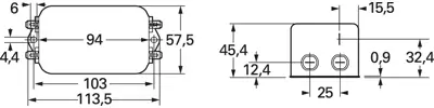 FN2070-6-06 Schaffner Interference suppression filter Image 2