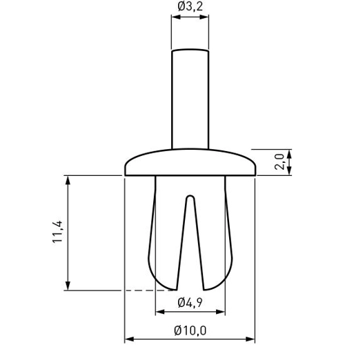 072.13.550 Ettinger Rivets, Dowels Image 2