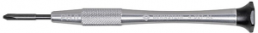 Watchmaker screwdriver, PH0, Phillips, BL 22 mm, L 112 mm, 4-367-AL