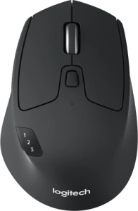 Mouse M720, Triathlon, Wireless, Unifying, Bluetooth, black, Optical, 1000 dpi, 8 Button