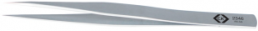 ESD precision tweezers, uninsulated, antimagnetic, stainless steel, 127 mm, T2346