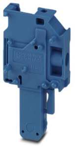 Plug, screw connection, 0.2-6.0 mm², 1 pole, 32 A, 8 kV, blue, 3060092