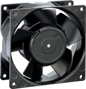 AC axial fan, 230 V, 92 x 92 x 38 mm, 75 m³/h, 36 dB, sintec slide bearing, ebm-papst, 3650