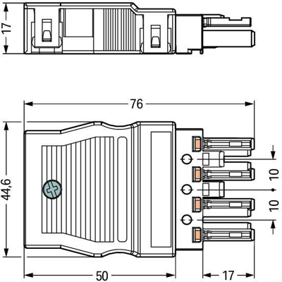 770-104 WAGO Device Connectors Image 2