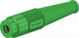 4 mm jack, solder connection, 2.5 mm², green, 64.9201-25