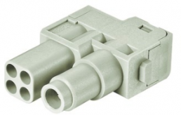 Socket contact insert, 5 pole, equipped, axial screw connection, 09140052742
