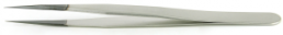 ESD tweezers, uninsulated, antimagnetic, carbon steel, 120 mm, 3.SA.DC.0