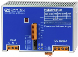 Power supply, programmable, 0 to 18 VDC, 40 A, 480 W, HSEUIREG04801.018PS