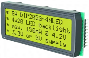 EA DIP205G-4NLED DISPLAY VISIONS LED-Modules