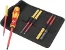 VDE screwdriver kit, PZ1, PZ2, 2.5 mm, 3.5 mm, 4 mm, 5.5 mm, Pozidriv/slotted, BL 157 mm, 05006601001