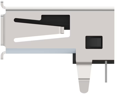 292303-2 AMP USB Connectors, PC Connectors Image 2