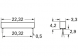 Proximity switch, PCB mounting, 1 Form A (NO), 10 W, 200 V (DC), 0.5 A, Detection range 15 mm, MK06-8-B