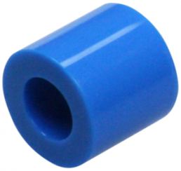 Distance piece, round, Ø 6.5 mm, (L) 6 mm, blue, for single pushbutton, 5.30.759.033/0000