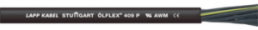 PUR control line ÖLFLEX 409 P 10 G 1.0 mm², AWG 18, unshielded, black