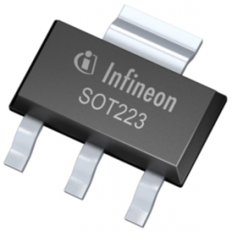 Infineon Technologies N channel smart power high side switch, 34 V, 1.5 A, SOT-223, ISP452HUMA1