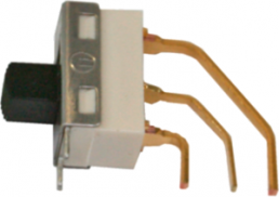 Slide switch, On-On, 1 pole, angled, 0.4 VA/20 V AC/DC, GH36WW00000