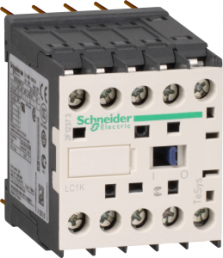 Power contactor, 4 pole, 20 A, 2 Form A (N/O) + 2 Form B (N/C), coil 230 VAC, solder connection, LC1K090085P7