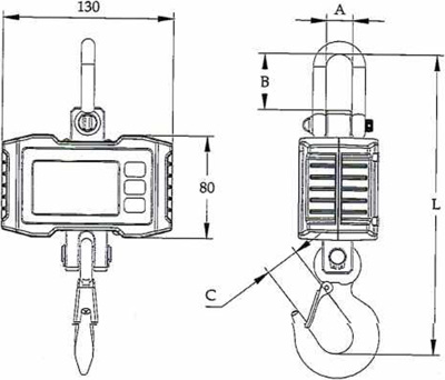 PCE-CS 1000N PCE Instruments Weighing Scales Image 2