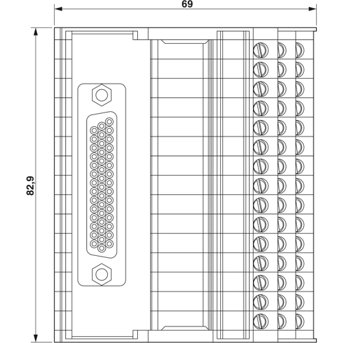 2322427 Phoenix Contact Transfer Modules for Mounting Rail Image 2