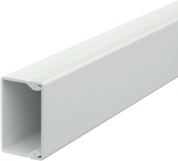 Cable duct, (L x W x H) 2000 x 40 x 25 mm, PVC, light gray, 6026486