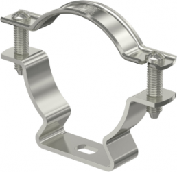 Spacer clamp, max. bundle Ø 53 mm, stainless steel, (L x W) 84 x 16 mm
