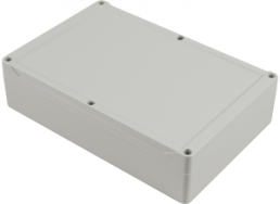 ABS enclosure, (L x W x H) 240 x 160 x 60 mm, light gray (RAL 7035), IP66, 1555VALGY