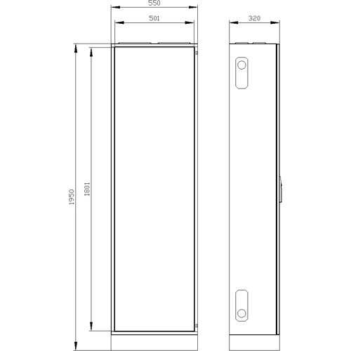 8GK1323-8KN24 Siemens Switch Cabinets, server cabinets Image 2