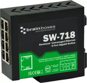 SW-718 BRAINBOXES Industrial ethernet switches