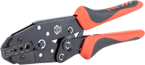Ratchet crimping pliers for coaxial connectors, C.K Tools, T3698A
