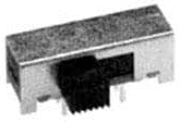 Slide switch, On-On-On, 2 pole, straight, 0.25 A/125 VAC, 1825166-2