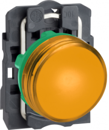 Signal light, waistband round, orange, mounting Ø 22 mm, XB5AVB5