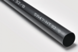 Heatshrink tubing, 4:1, (7.6/1.7 mm), polyolefine, cross-linked, black