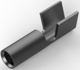 Round plug, Ø 1.47 mm, L 7.62 mm, uninsulated, straight, 0.4-1.0 mm², AWG 22-17, 640259-1