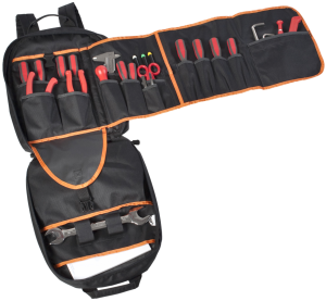 Tool backpack, without tools, (L x W x D) 310 x 120 x 390 mm, 800 g, BAG 07