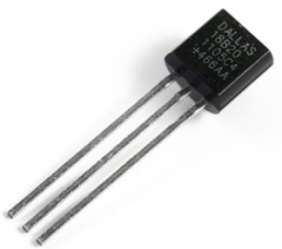Temperature probe, -55 to 125 °C, 3-5.5 V, MIKROE-56, TO-92, -55 to 125 °C